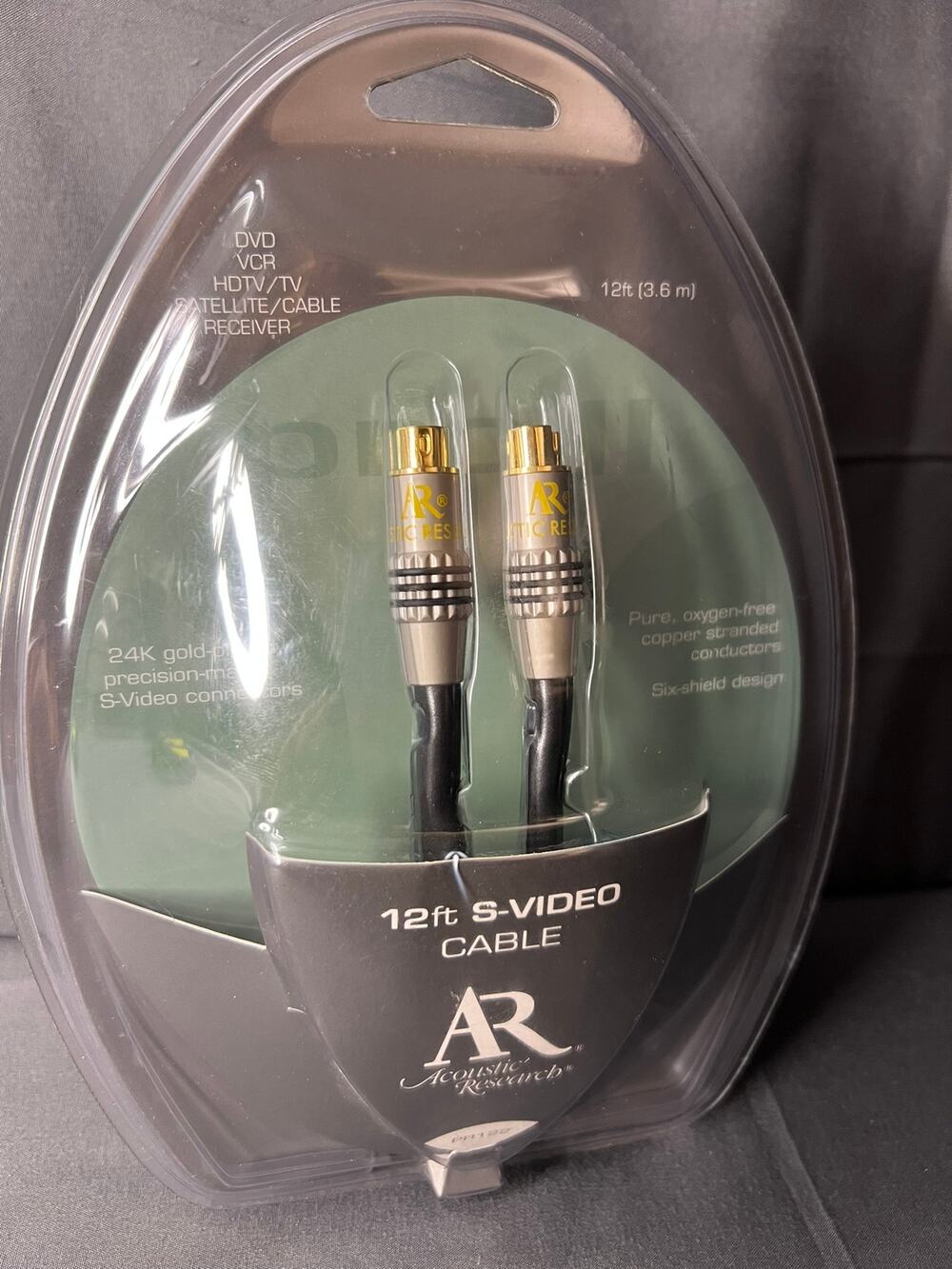 Acoustic Research 12 ft S-Video Cable NIP
